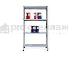 Стеллаж металлический MS 200KD/100x30/4 с нагрузкой до 100 кг на полку