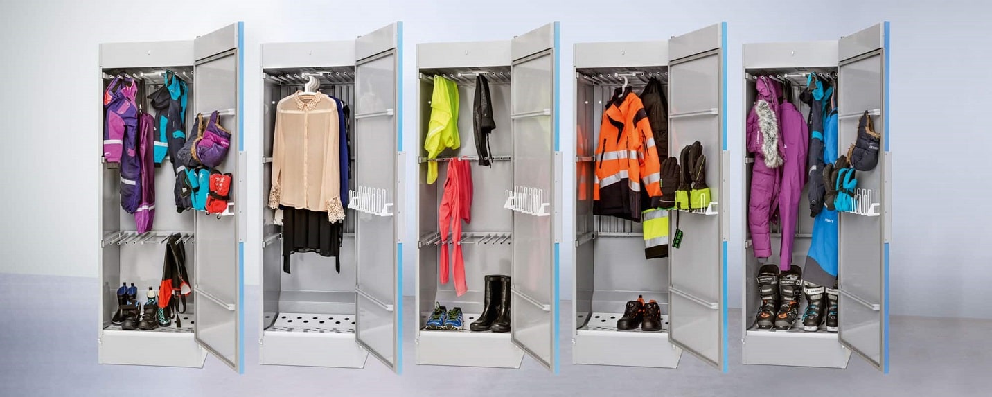 Варианты использования сушильных шкафов для разных типов одежды