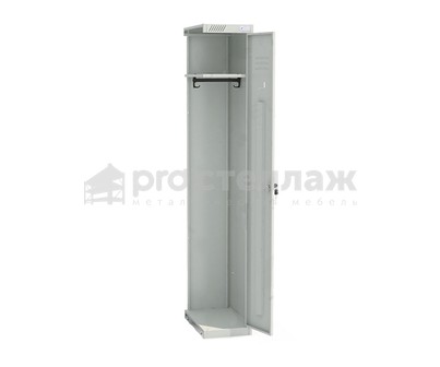 Шкаф для одежды ШРС 11-400 ДС (корпус RAL7035, двери RAL7035, замок повышенной секретности)_0