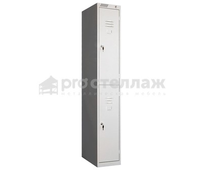 Шкаф для одежды ШРС 12-300 (корпус RAL7035, двери RAL7035, замок повышенной секретности)_0
