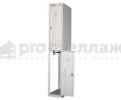 Шкаф для одежды ШРС 12-300 ДС (корпус RAL7035, двери RAL7035, замок повышенной секретности)_0