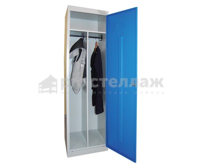Шкаф для одежды ШРЭК (1850) 21-530 (корпус RAL7035, двери RAL7035, замок повышенной секретности)_0