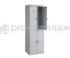 Шкаф для одежды ШРК(1850) 24-600 (корпус RAL 7035, двери RAL 7035, замок повышенной секретности)_0