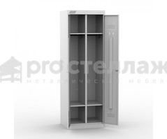 ТМ 12-60 Шкаф металлический для хранения одежды (корпус RAL7035, двери RAL7035, замок повышенной секретности)_1