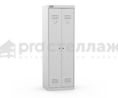 ТМ 12-80 Шкаф металлический для хранения одежды (корпус RAL7035, двери RAL7035, замок повышенной секретности)_0